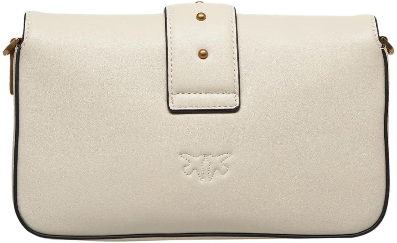 Pinko Hobo bags Love One Mini Slouchy Fl in wit