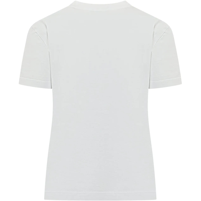 Dolce&Gabbana T-shirt T-shirt con Logo Floreale weiß(Image 2)