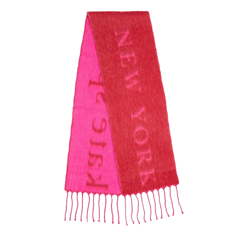 Kate Spade New York Wollschal Kate Spade New York Logo Scarf Pink Multi