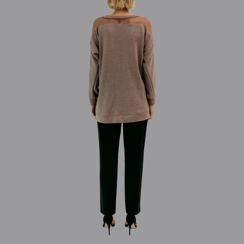 Helene Galwas Pullover Pullover CHRISTA mittel-braun(Image 3)