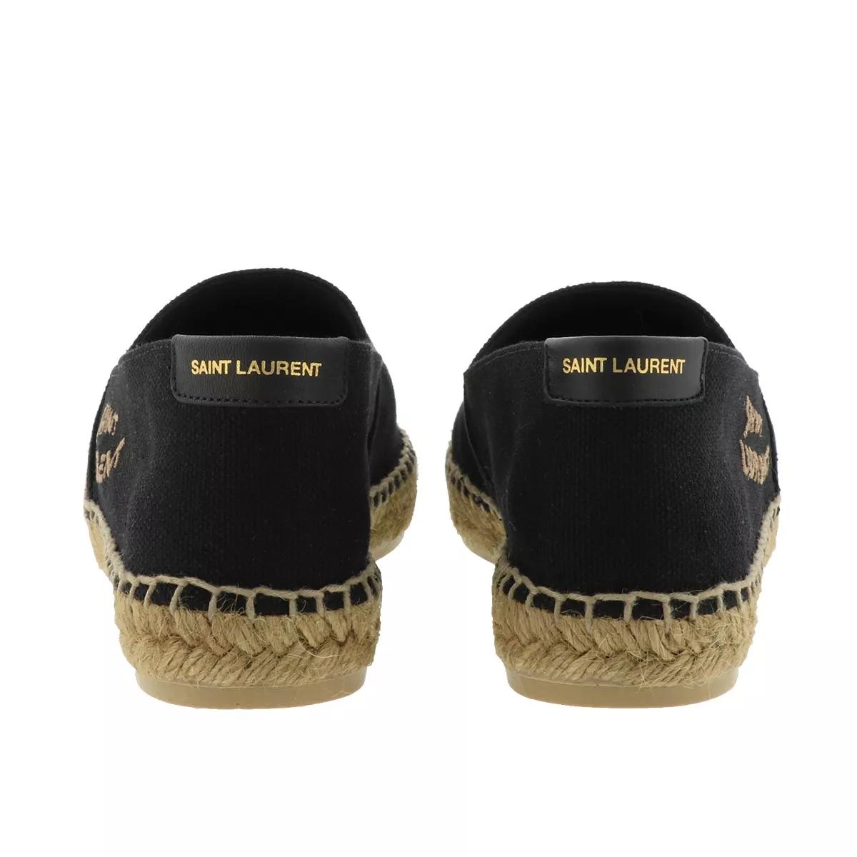 Saint Laurent embroidered espadrilles in canvas, Saint Laurent