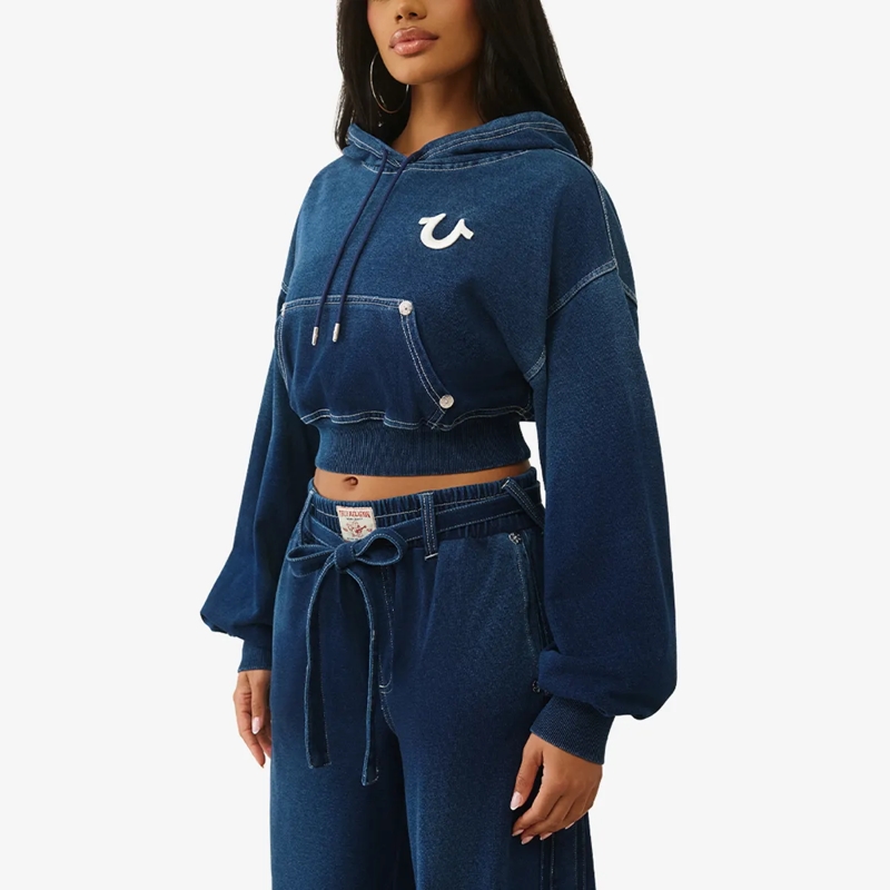 True Religion  Hoodie blau(Image 3)
