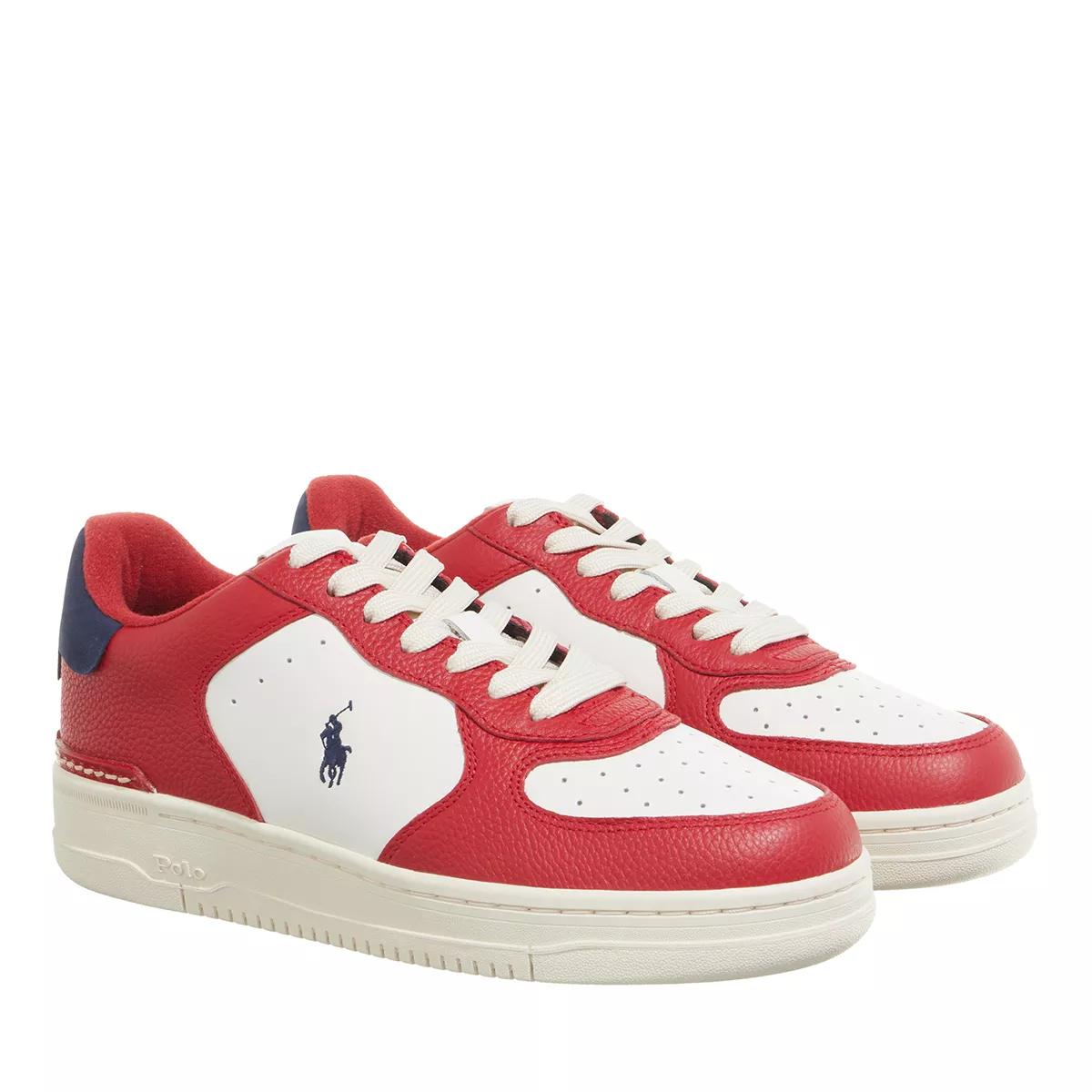 Red sales polo shoes