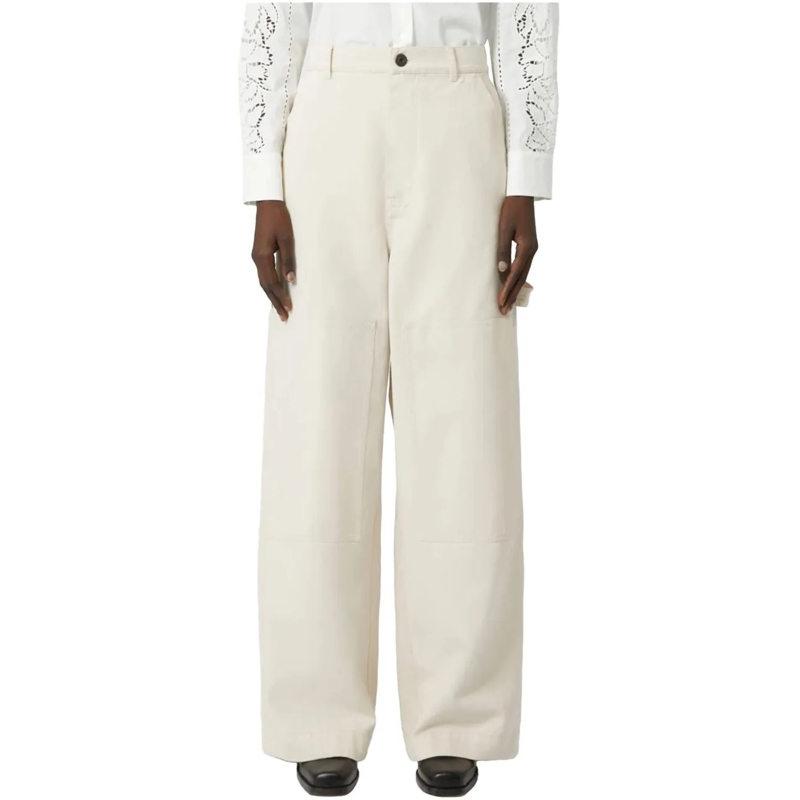 Max Mara Hose Max Mara Weekend Caronte Pantalons Ecru 2525136091 weiß(Image 3)