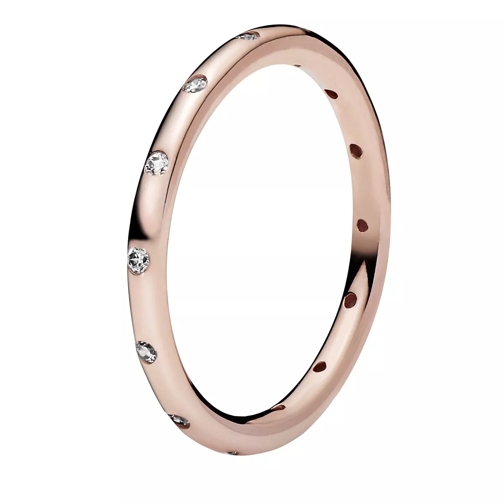 Pandora Einfacher Funkelnder Bandring 14k Rose gold-plated unique metal blend Ring