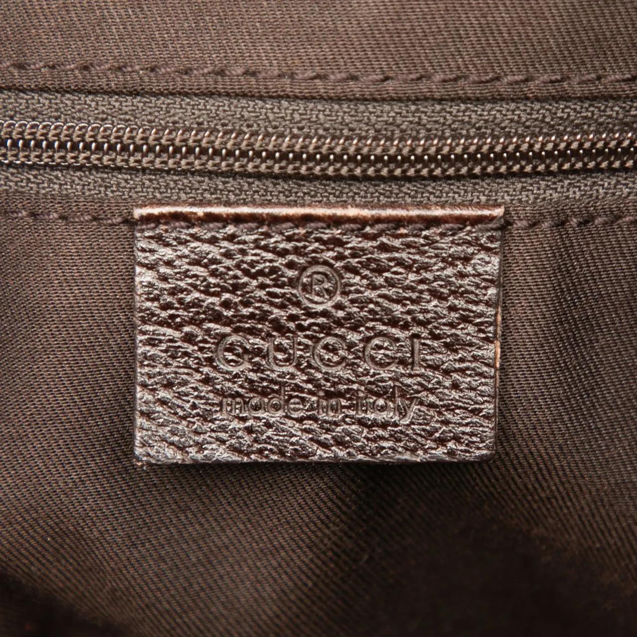 Thumbnail - Gucci Hobo Bags - GG Canvas Abbey D Ring Crossbody - Gr. unisize - in Braun - für Damen