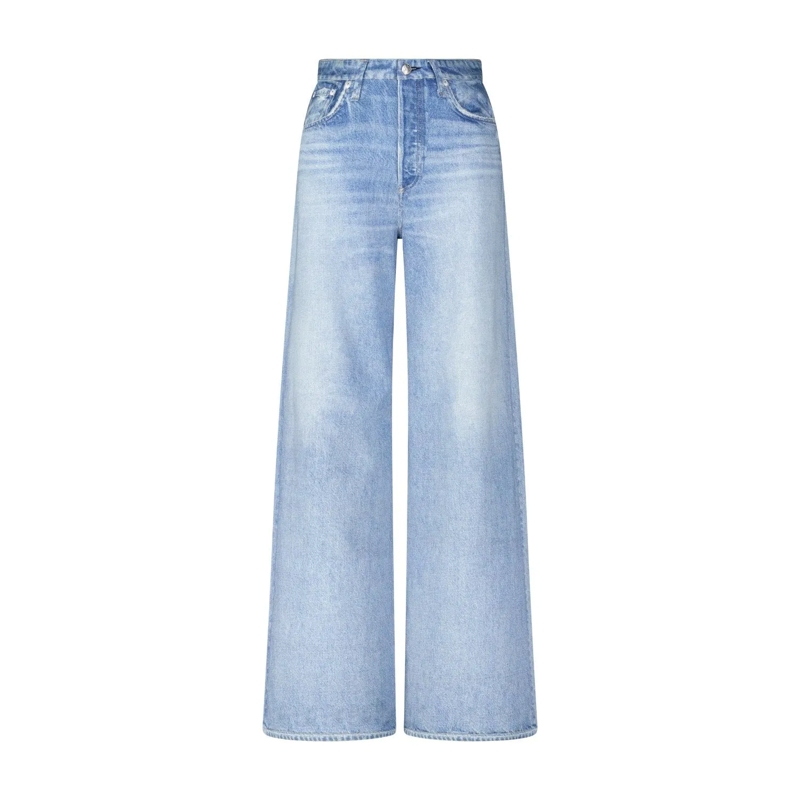 Rag & Bone Casual broeken Weite Hose Sofie im Denim-Look Hellblau