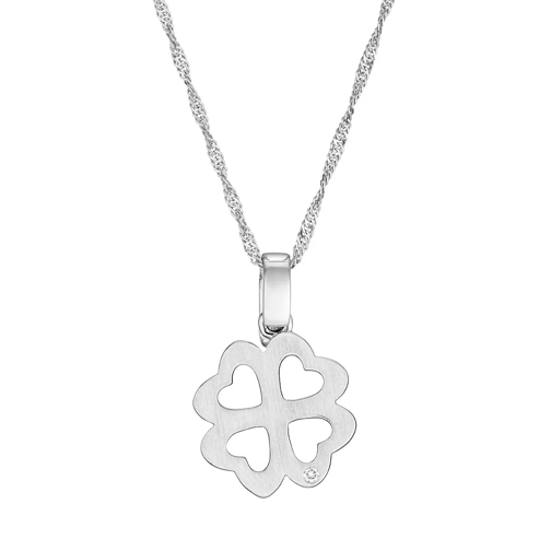 VOLARE Necklace with Pendant Platinum Kurze Halskette