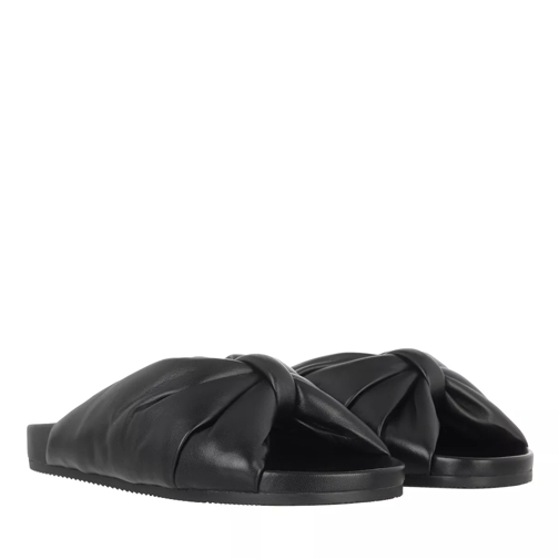 Balenciaga Puffy Slides Black White Slip-in skor