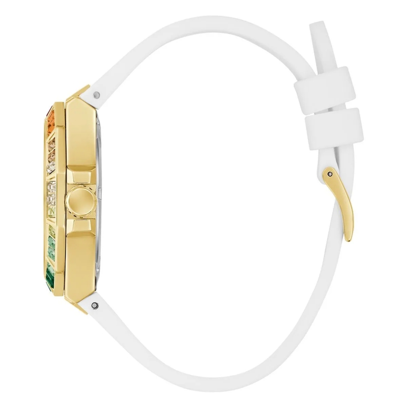 Guess Quarzuhr Quarz-Analoguhr Selene weiss(Image 6)