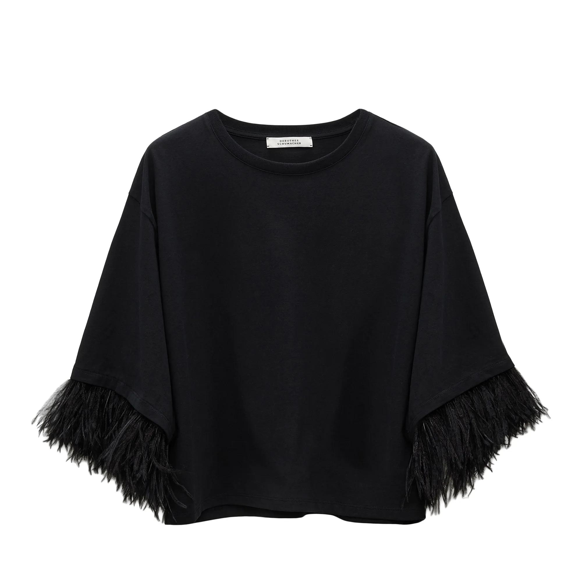 Thumbnail - Dorothee Schumacher - FEMININE FAVORITES shirt - Größe 34 - schwarz