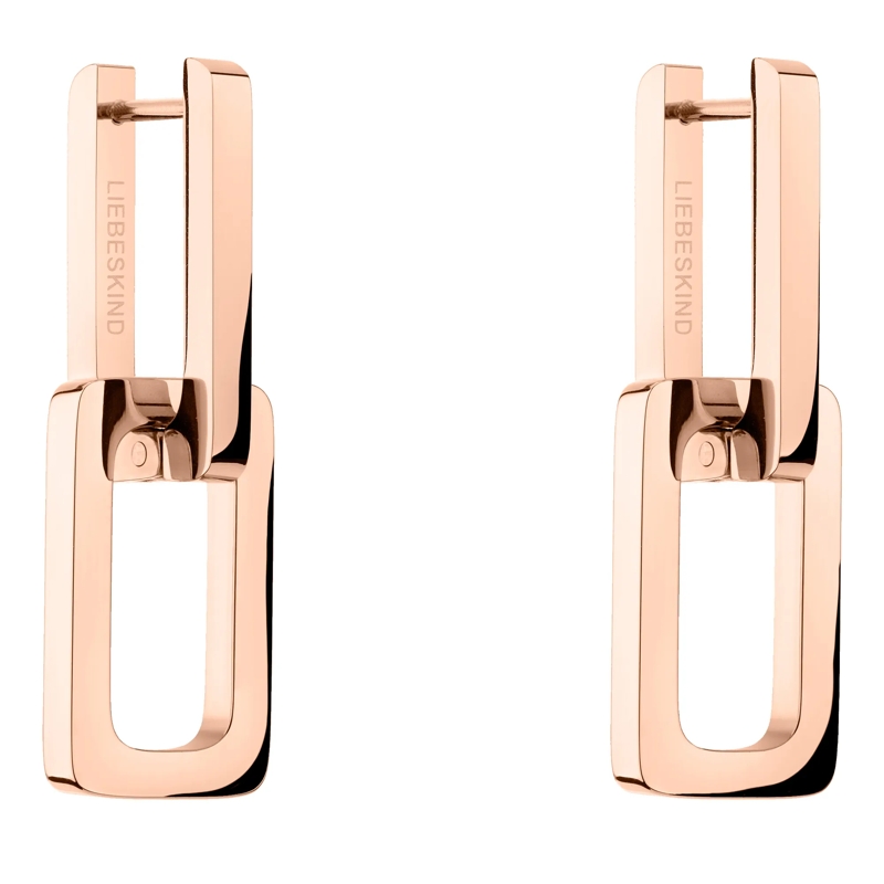 Liebeskind Berlin Ohrstecker Edelstahl Ohrringe rose
