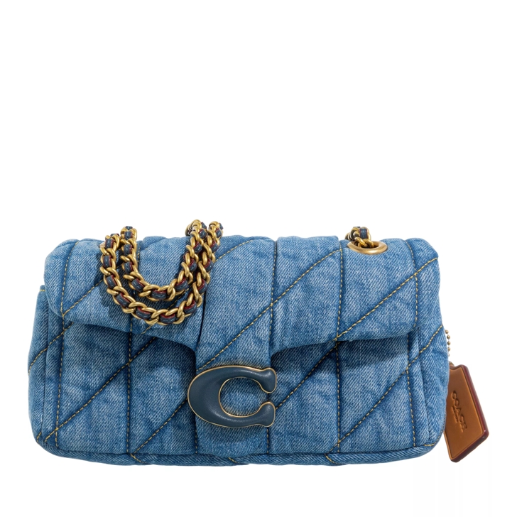 Coach Quilted Denim Tabby Shoulder Bag 20 B4 Indigo Crossbody Bag