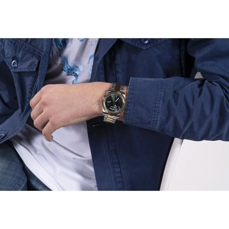 Guess Automatikuhr Quarz-Analoguhr Gd Connoisseur silber(Image 4)