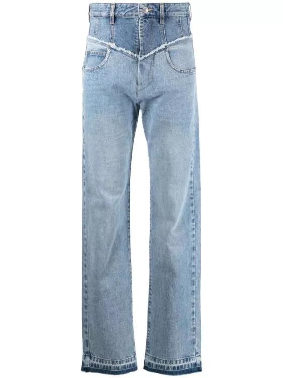 Isabel Marant - Light Blue Noemie Straight-Leg Denim Jeans - Größe 38 - blue