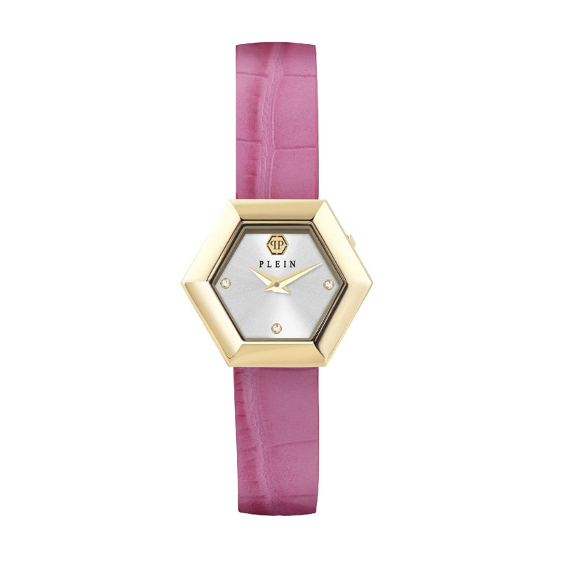 Philipp Plein Quarzuhr Quarz-Analoguhr La Jungle De Plein pink