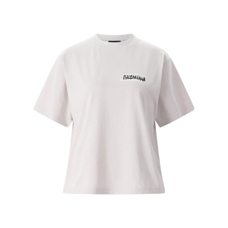 Balenciaga T-Shirt T-Shirt Masking Tape grau