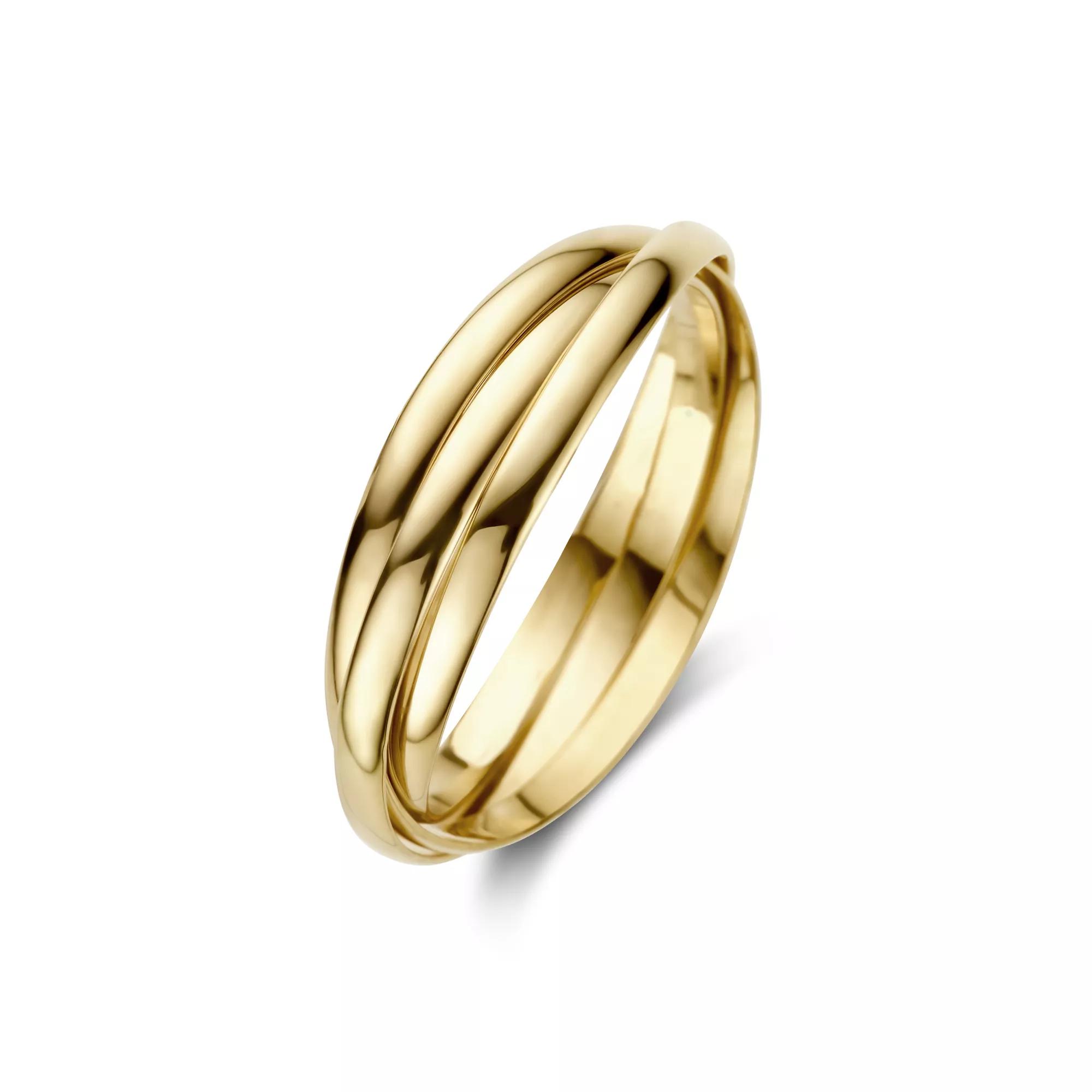 Isabel Bernard Ring - Isabel Bernard Rivoli Méline 585er Golden Trinity - Gr. 52 - in Gold - für Damen