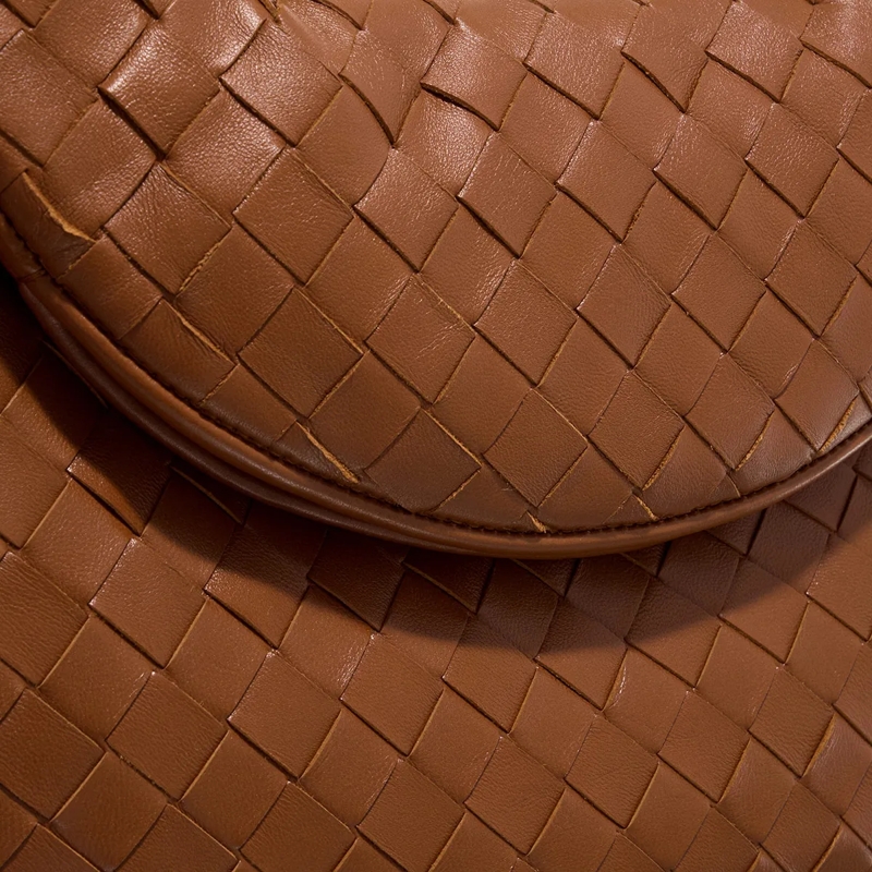 Bottega Veneta Hobo Bag Medium Gemelli Cognac(Image 4)