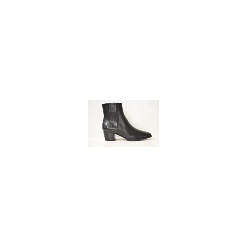 Tod's Stiefel Pointed Toe Black Ankle Boots Grey