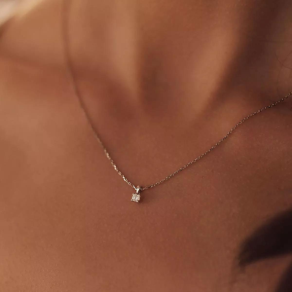 Thumbnail - Isabel Bernard Halskette - De la Paix Celesse 14 karat necklace  diamond 0.0 - Gr. unisize - in Silber - für Damen