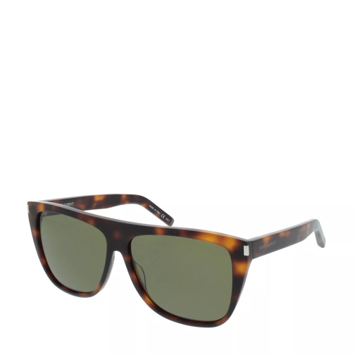 Saint Laurent New Wave Sunglasses Avana/Green SL 1 003 59 Sonnenbrille