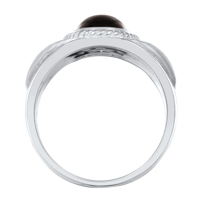 Kuzzoi Ring Ring Siegelring Schwarz Onyx 925 Sterling Silber silber(Image 3)