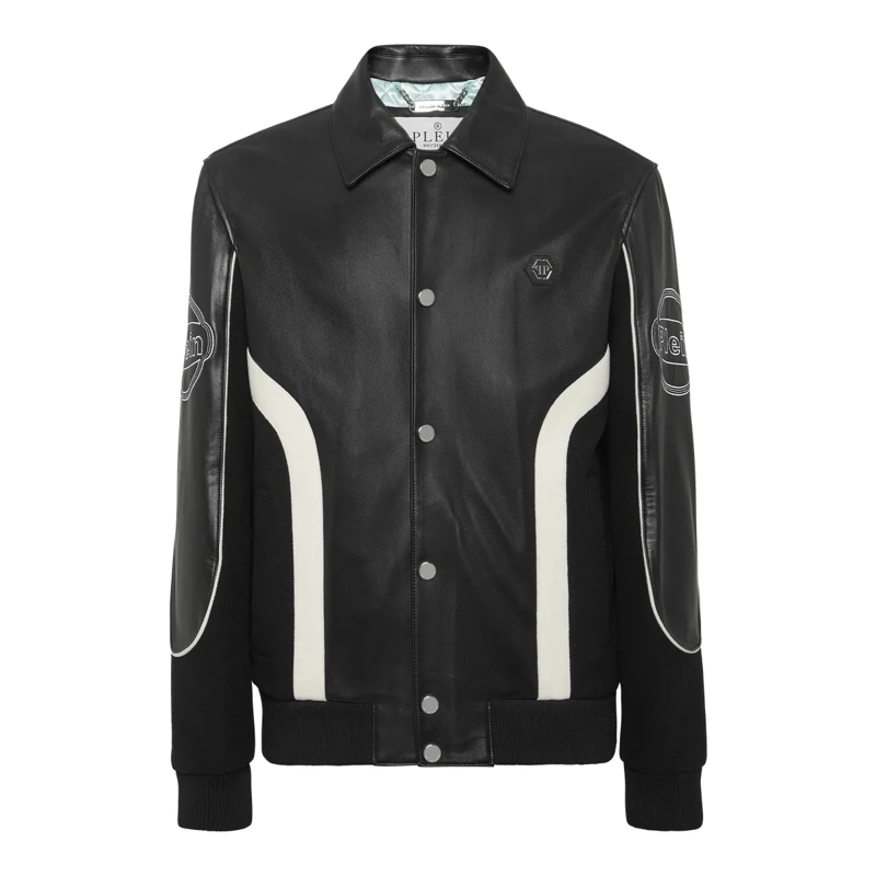 Philipp Plein Daunenjacke Bomberjacke schwarz