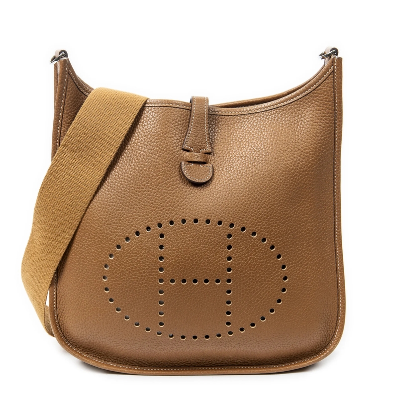Hermès Crossbody Bag Evelyne I PM gold