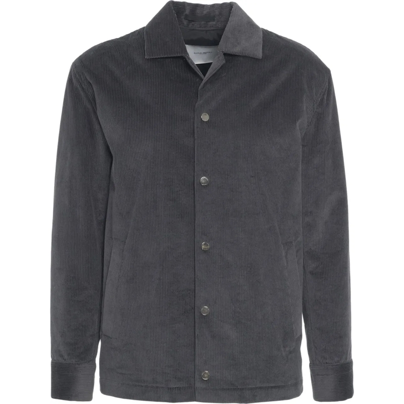 Paolo Pecora Doudoune Cordouroy jacket grau