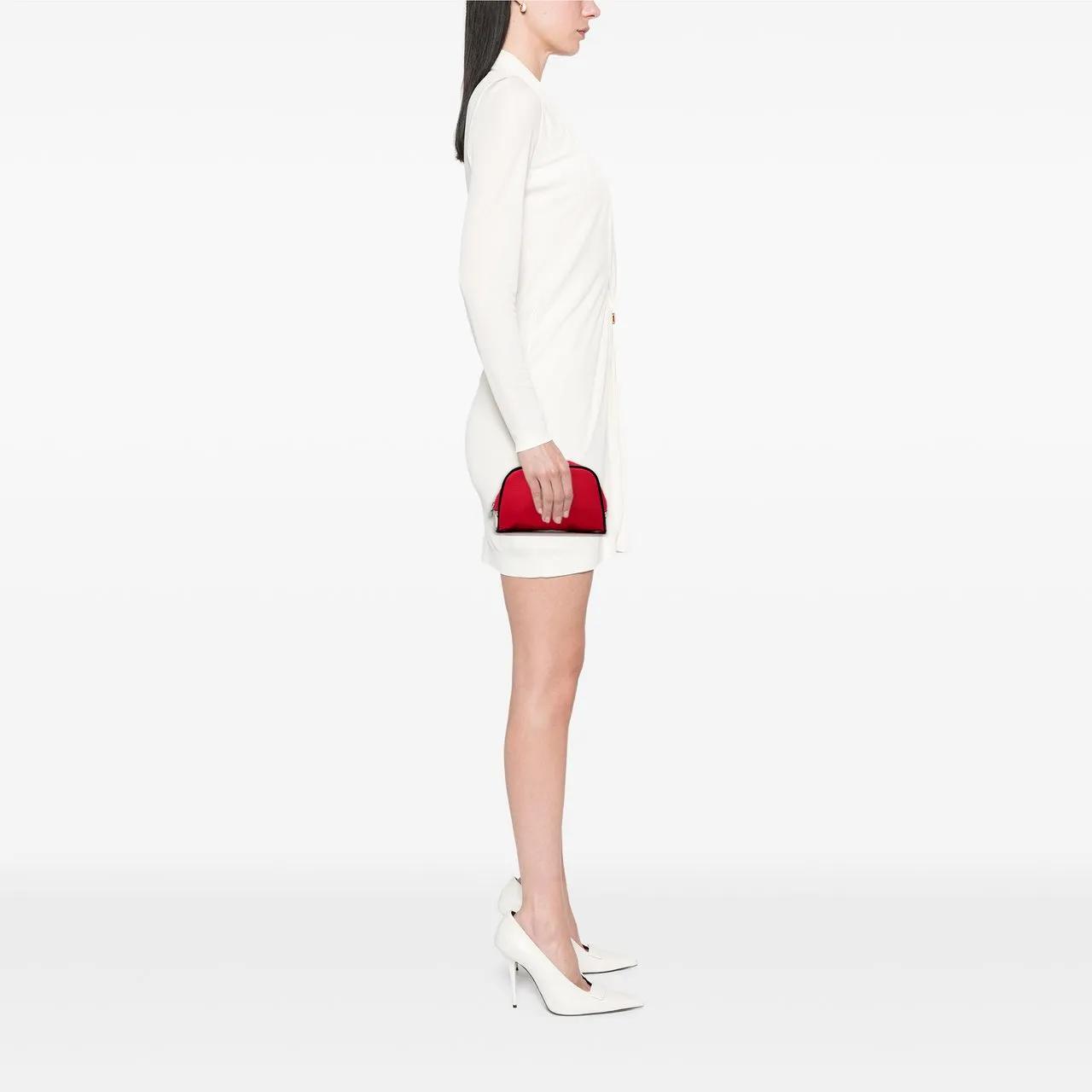 Thumbnail - Burberry Kosmetiktaschen - Nova Check Trimmed Canvas Pouch - Gr. unisize - in Rot - für Damen