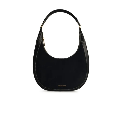 MICHAEL Michael Kors Preston' Black Leather Shoulder Bag Black Sac à bandoulière