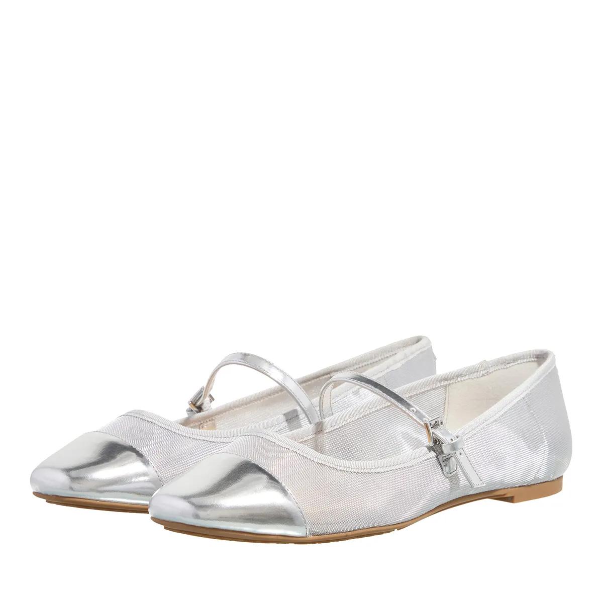 Michael Kors Mae Flex Ballet Silver Ballerina Slipper