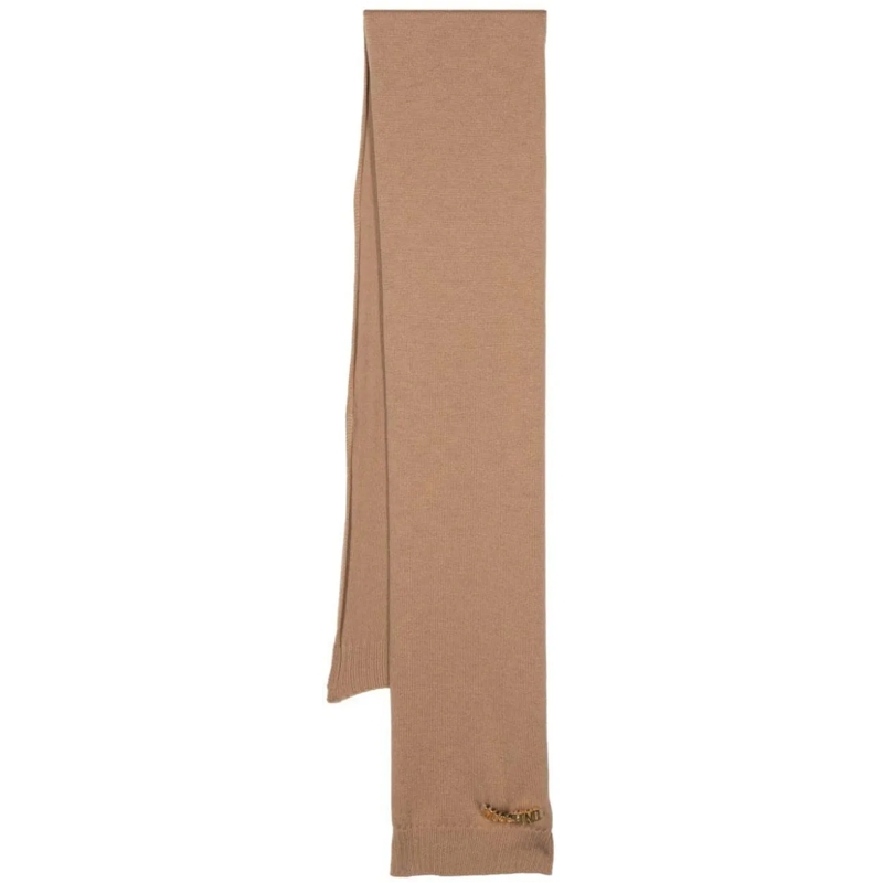 Moschino Écharpe en laine Scarfs Brown braun
