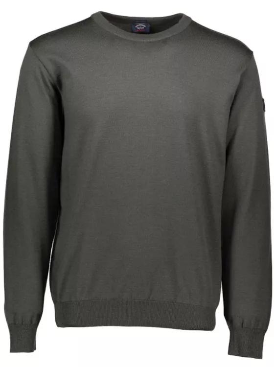 Paul u0026 Shark Crew Neck Sweater Green | fashionette