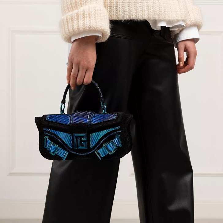 Balmain Bag Small Black Multicolor Crossbody Bag