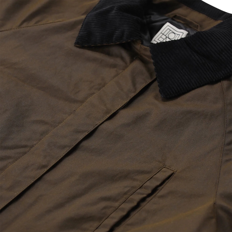 TOTEME Übergangsjacke Jacke aus Baumwolle braun(Image 4)