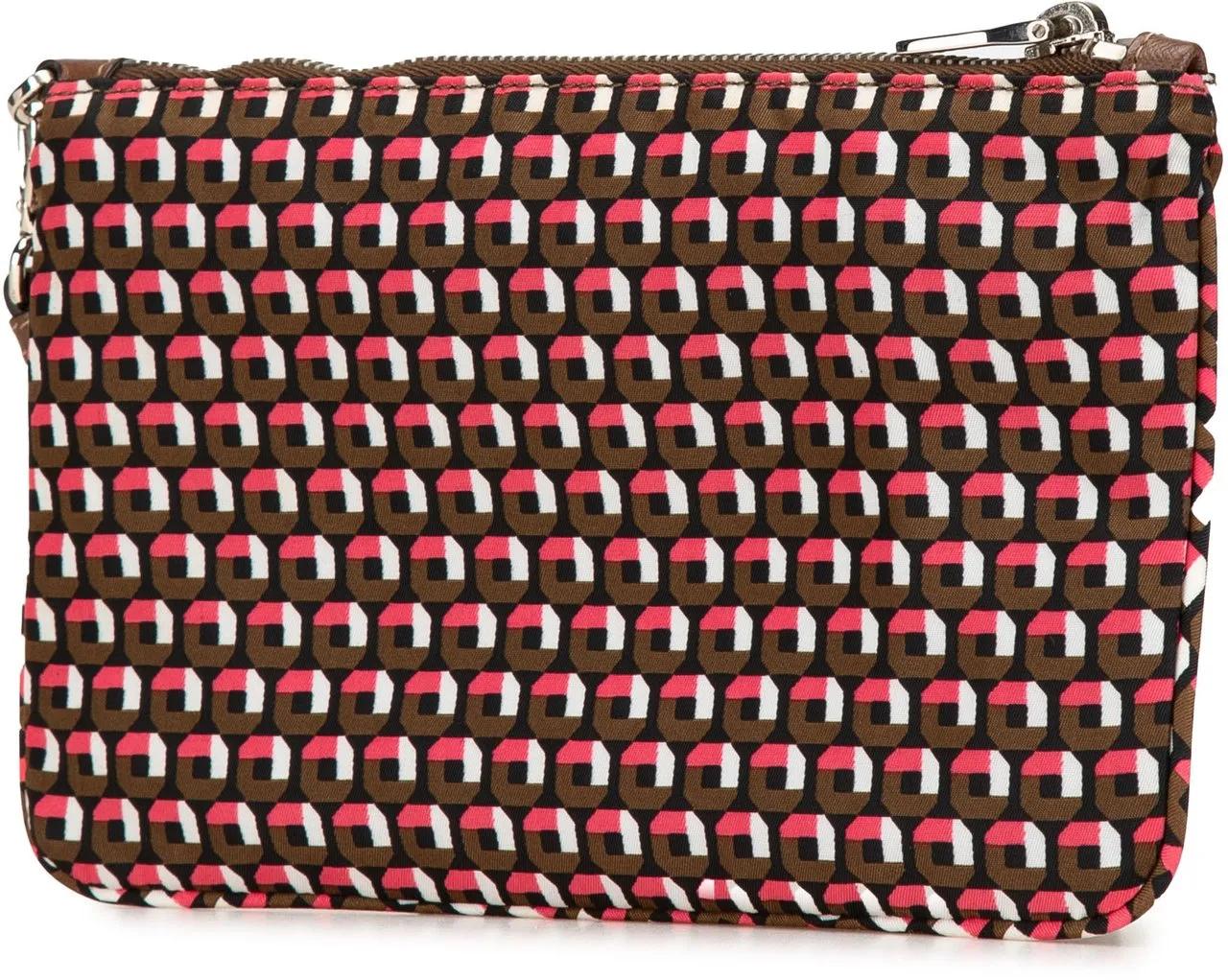 Thumbnail - Prada Clutches - 2000-2013 Tessuto Stampato Wristlet Clutch - Gr. unisize - in Braun - für Damen