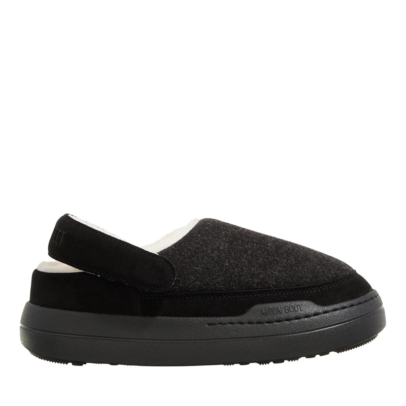 Moonboot Hausschuhe Mb Park Clog Fel Black Melange(Image 10)