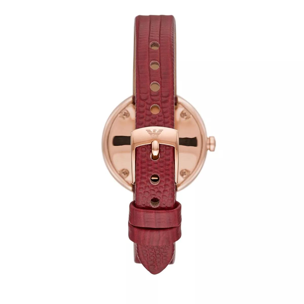 Emporio armani clearance watch red