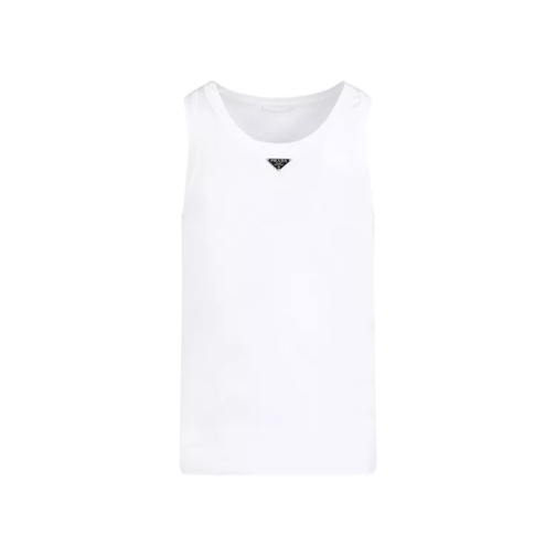 Prada Cotton Tank Top White 