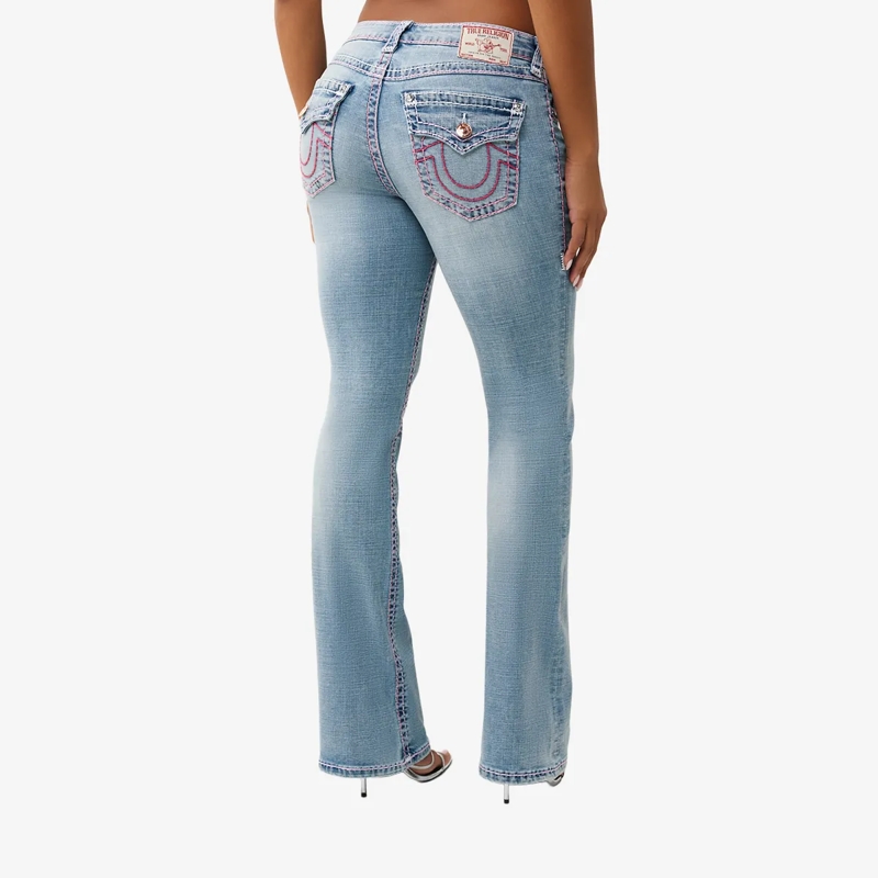 True Religion Jeans Jeans BECCA Bootcut Super T hell-blau(Image 4)