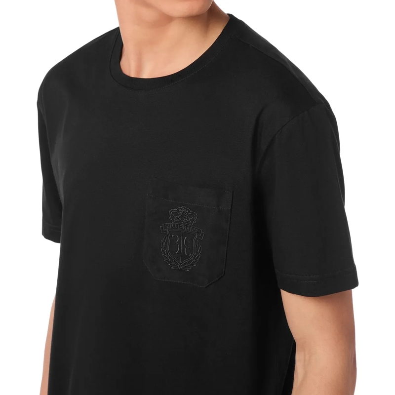 BILLIONAIRE T-Shirt T-Shirt Rundhalsausschnitt Ss Crest schwarz(Image 4)