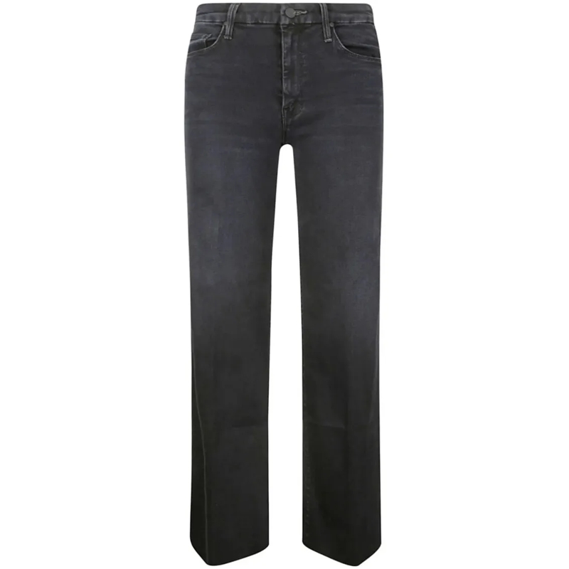 Mother Jeans Straight-Leg Jeans Black