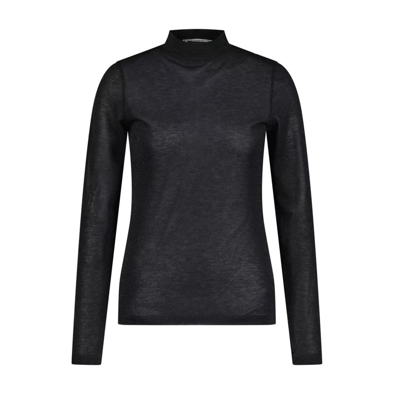 DRYKORN  Langarmshirt Fjola mit Glitzer-Effekt Schwarz