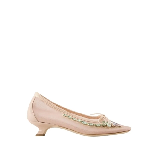 Simone Rocha Escarpin Court Shoes - Mesh - Nude Neutrals