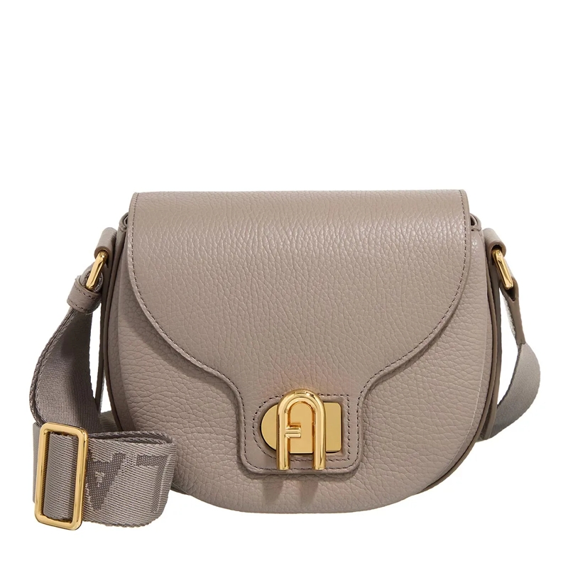 Furla Crossbody Bag Furla Lotus Mini Crossbody Stucco Gray+Toni Stucco Gray