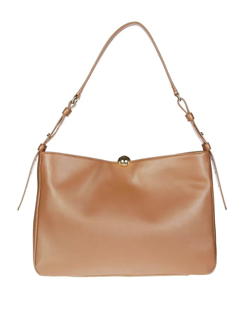 Furla Hobo bags Soft Structured Brown Shoulder Bag in bruin