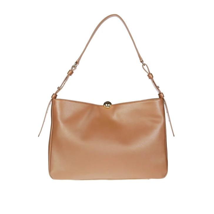 ショルダーバッグ・ポシェット Furla Soft Structured Brown Shoulder Bag Furla Soft Structured Brown Shoulder Bag