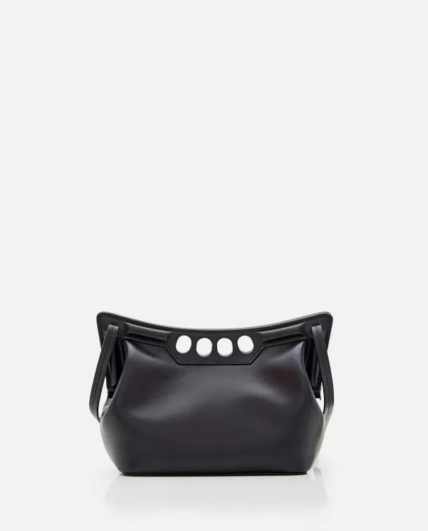 alexander mcqueen Shoppers Mini Peak Shoulder Bag in zwart